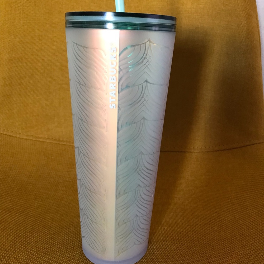 mermaid mint matte starbucks tumbler